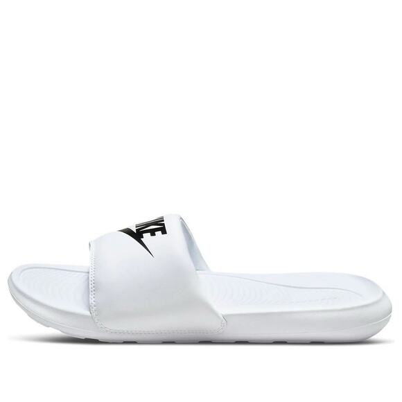 NEW Nike Victori One Slide White Black CN9675-100 Men’s Size 12 - Picture 3 of 7